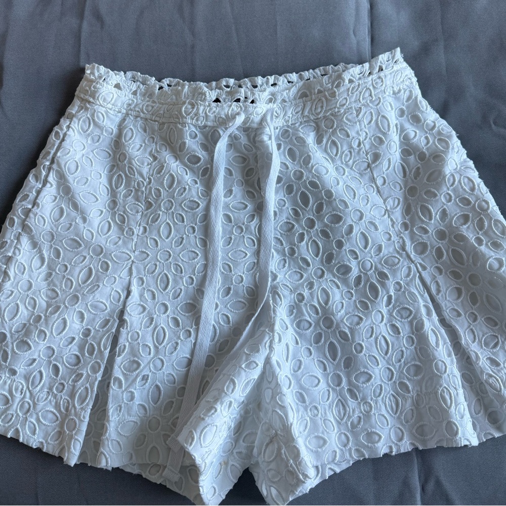 J. Crew White Eyelet Women's Skorts